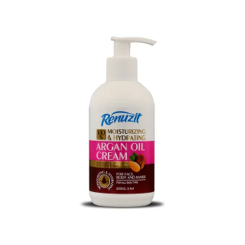 کرم مرطوب کننده و نرم کننده پمپی حاوی روغن آرگان 250 میل رینوزیت